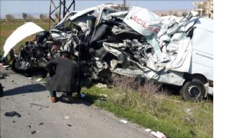 İpekyolu´nda trafik kazası: 1 ölü, 10 yaralı